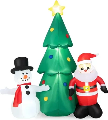 Image de Décoration de Noël gonflable géante CM23979DE avec lumières LED, 185 cm