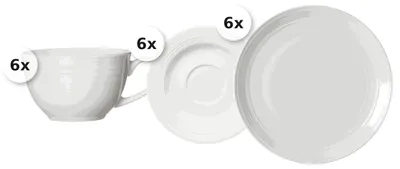 Produktbild von Kaffeeservice 18 tlg. Levi weiss