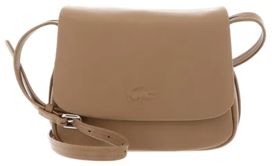 Immagine prodotto di LACOSTE Pelle borsa a tracolla City Court Flap Crossover Bag Warm Beige marrone chiaro