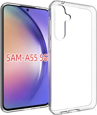 Immagine prodotto di Per Samsung Galaxy A55 Silicone protettivo trasparente telefono cellulare Custodia Cover Case TPU sottile
