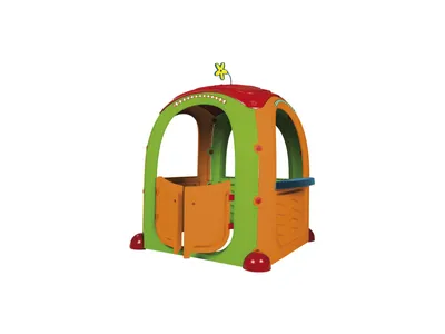 Image de maison de jeu Cocoon94 x 125 cm vert/orange/rouge