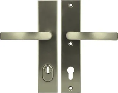 Produktbild von Axa ODIN 92 WB Griff Klasse 3 mit FLEX-Einsteckschutz (Brandschutz), Farbe F9 - Titan (Türstärke 74-83 mm) (solange der Vorrat reicht)