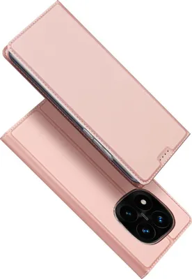 Produktbild von Slim TPU Klapphülle für das Xiaomi Redmi Note 14 Pro Plus (5G) - Rose Gold