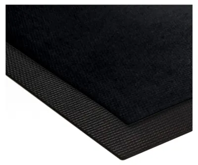 Produktbild von Fußmatte mit individuellem Text bedrucken - 60 cm x 40 cm - Schwarz