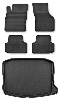 Immagine prodotto di Tappetini a vasca + bagagliaio per Seat Leon IV 2020- hatchback 5 pezzi