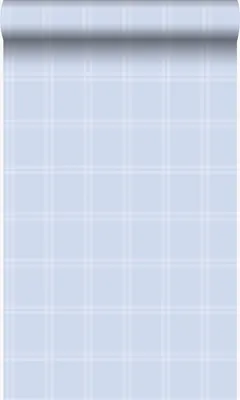 Produktbild von Origin Wallcoverings Tapete Karomuster Hellblau - 346821 - 53 cm x 10,05 m
