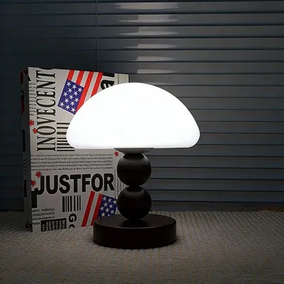 Produktbild von 3-Farben Dimmbare Tischlampe für Schlafzimmer, Nachttischlampe, LED-Nachtlicht, Bettleuchte für Nachttisch Schwarz 12x22 cm 【YHZ-541HEI】