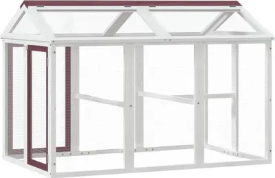 Obrázek produktu pro vidaXL Skříň pro volný výběh Mocha 141x94x104 cm Borovicový masiv