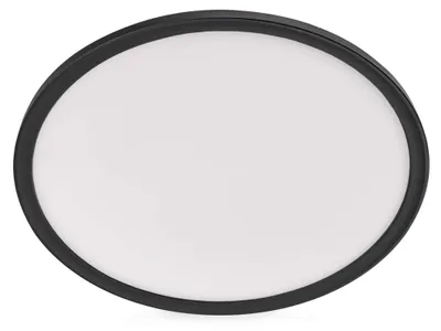 LED přisazené svítidlo FLORI kruhové, černé, 22W, neutrální bílá