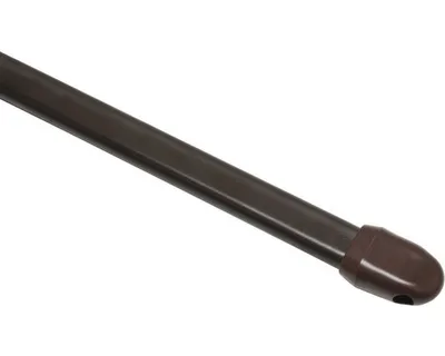 Obrázek produktu pro Vitrážní tyč, plochá, roztažitelná, 11mm, hnědá 80-115 cm