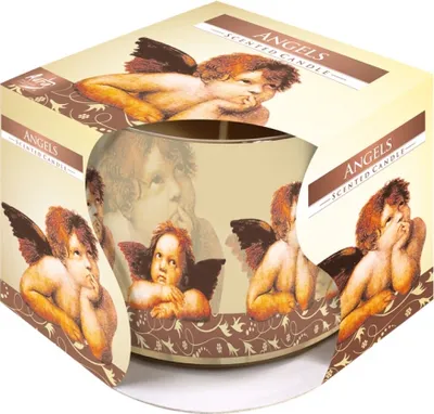 Image de Bougie en verre ANGELS parfumée 100g