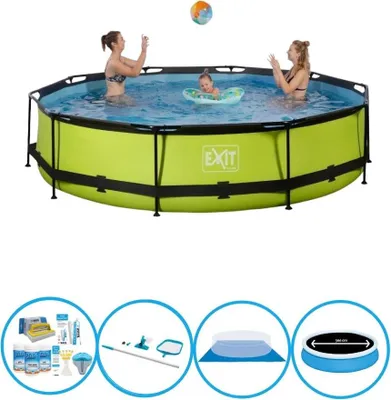 Zdjęcie produktu dla Basen EXIT Lime - Basen stelażowy ø360x76cm - Oferta basenów
