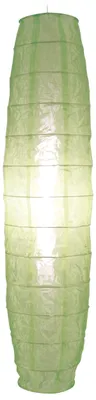 Produktbild von Textilleuchte "VALO", Leuchtenschirm aus Metall und Textilmaterial in grün, 130 cm hoch, Ø 30 cm, für E27-Fassung