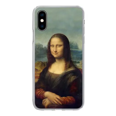 Produktbild von MuchoWow® Handyhülle Schutzhülle Hülle für iPhone X Mona Lisa - Da Vinci - Gemälde Silikon Softcase Handy Hülle - Handyhülle