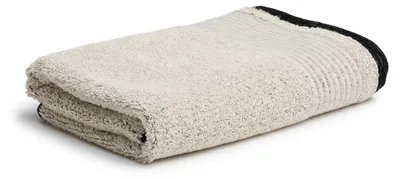 Produktbild von Möve Eden Melange Handtuch 50 x 100 cm aus 90% Baumwolle, 10% Leinen, Nature/Bla