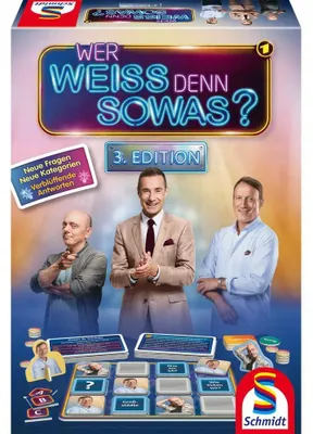 Image de Schmidt Spiele - Jeu familial - Jeu-questionnaire « Qui sait ça ? » 3e édition 49485
