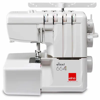Produktbild von ELNA 664 eXtend inkl.Starter-Kit mit 16 Konen Overlockgarn