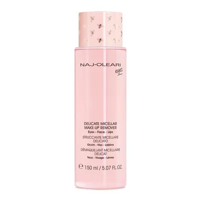 Produktbild von Naj-Oleari Delicate Micellar, Frauen, 150 ml, Jeder Hauttyp, Feuchtigkeitsspendend, Nährend, Flasche, AQUA (WATER), PEG-6 CAPRYLIC/CAPRIC GLYCERIDES, HEXYLENE GLYCOL, POLYSORBATE 20, CETRIMONIUM...