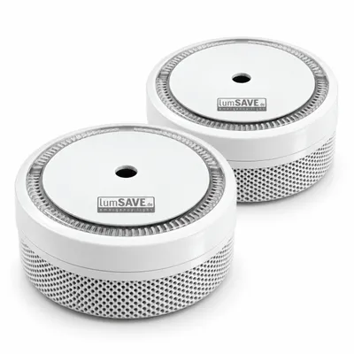 Produktbild von 2 Stück LogiLink Mini-Rauchmelder OSC0008 mit 5-Jahres-Batterie