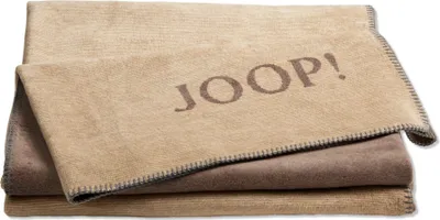 Produktbild von JOOP! Plaid  MELANGE-Doubleface Farbe Cashew-Kastanie Größe 150 x 200