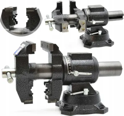 Produktbild von Geko Multifunktions-Drehschraubstock 125Mm Gusseisen
