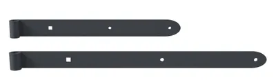 Obrázek produktu pro Alberts 4x závěs okenice Ovado, pozinkovaný, grafitově šedý potažený plastem, Ø13/400 mm nebo Ø16/600 mm