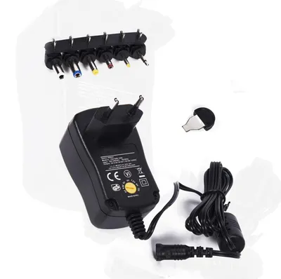 Obrázok produktu pre Univerzálny adaptér z 230 V (striedavý prúd) na 3,0–12 V (jednosmerný prúd), 1000 mA – WD1774262263