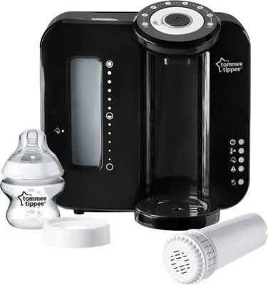 Image de Chauffe Biberon Tommee Tippee Perfect Prep, Préparateur de Biberons Rapide, Filtre Antibactérien, Noir