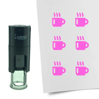 Immagine prodotto di Tazza da caffè CombiCraft Stamp rotonda da 10 mm - inchiostro rosa