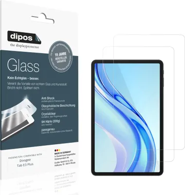 Zdjęcie produktu dla 2x dipos GlassCC Doogee Tab E3 Plus