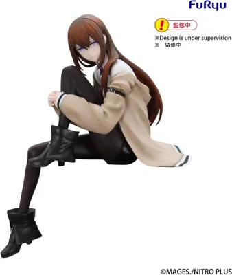 Immagine prodotto di Steins;Gate Fermapasta in PVC a forma di statua di Kurisu Makise, 14 cm