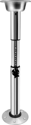 Obrázek produktu pro Nastavitelná noha stolu - Podstavec stolu/stojanu - Výška 56,5-72 cm - Odnímatelný - Hliník + ABS - Pro lodě a obytné vozy