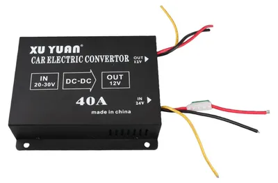 Productafbeelding van Spanningsomvormer 24 V naar 12 V - Step-down Transformator - 40 A / 480 W - Efficiënt en Betrouwbaar - Voor Autoaccessoires - Ideaal voor...