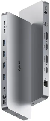 Obrázok produktu pre Dokovacia stanica CS700 USB 3.2 Gen 2, podpora dvoch monitorov 4K, 2x HDMI, 100W Power Delivery, 150W napájanie