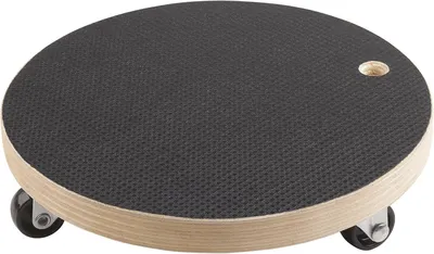Image de Roulette pour plantes, diamètre 200 mm, capacité de charge de 100 kg, plaque sérigraphiée, roues en PP. Roulette/support pour meubles/dessous de meuble avec roulettes, aide au transport pour plantes / 822030