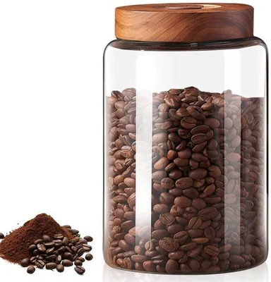 Productafbeelding van Luchtdichte Glazen Koffiepot van 1800 ml