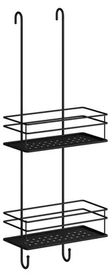 Produktbild von Smedbo Duschkorb doppelt in Edelstahl Schwarz BB1315