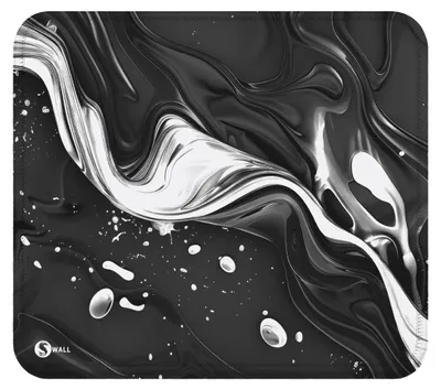 Gaming-Mauspad XXL, 450x400x4 mm, rutschfest, genähte Kanten
