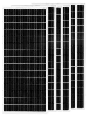 Obrázok produktu pre Solárny panel, vysoká účinnosť, všestranné využitie, 6 ks po 100 W (600 W)
