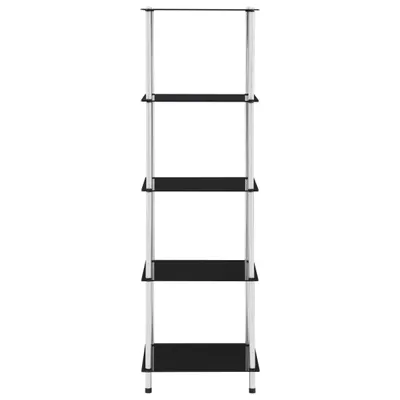 Zdjęcie produktu dla VidaXL 249511, Czarny, 5 pół., Stal, 400 mm, 400 mm, 1300 mm