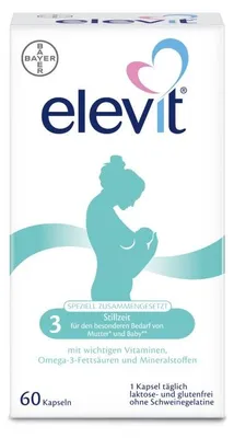 Produktbild von elevit 3 Stillzeit Kapseln, 60 St. Kapseln