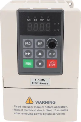 Obrázek produktu pro Jednofázový na třífázový měnič 1,5 kW Digitální displej Frekvenční měnič pro gravírovací, frézovací a vrtačky