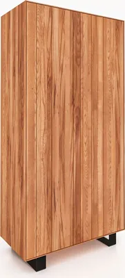 Produktbild von Kleiderschrank STEEL aus Massivholz, Kernbuche Naturgeölt