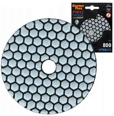 Produktbild von Germaflex Pieg Polierscheibe 100mm für Beton und Stein
