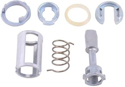 Imagen del producto de Kit de reparación para cilindros de cerraduras - Metal - Colorido - 7 piezas - Para puertas interiores y exteriores