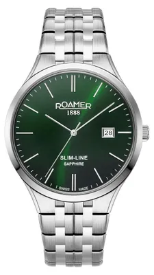Produktbild von Roamer Armbanduhr Date Slim-Line Classic Green