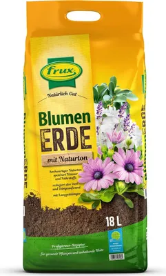 Produktbild von frux® Blumenerde mit Naturton Natürlich Gut - 18 Liter