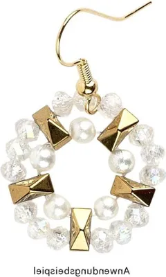 Produktbild von Hematietkugeln mit doppeltem Loch Ø 1 mm Pyramidform 4 x 6 x 3 mm 60 Stück Gold für Schmuck Armbandkettenohrringe.