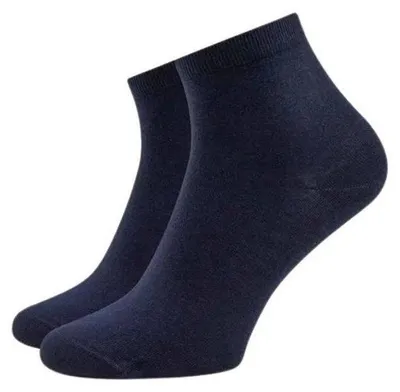 Imagen del producto de Tommy Hilfiger - Calcetines hasta el tobillo para mujer, lisos (paquete de 3) NA960 (talla 39,5 EU - 42 EU) (color azul marino)