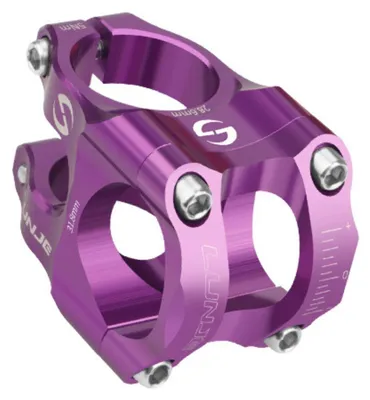 Image de Potence de vélo en alliage d'aluminium - 35 mm - pour VTT - couleur violette
